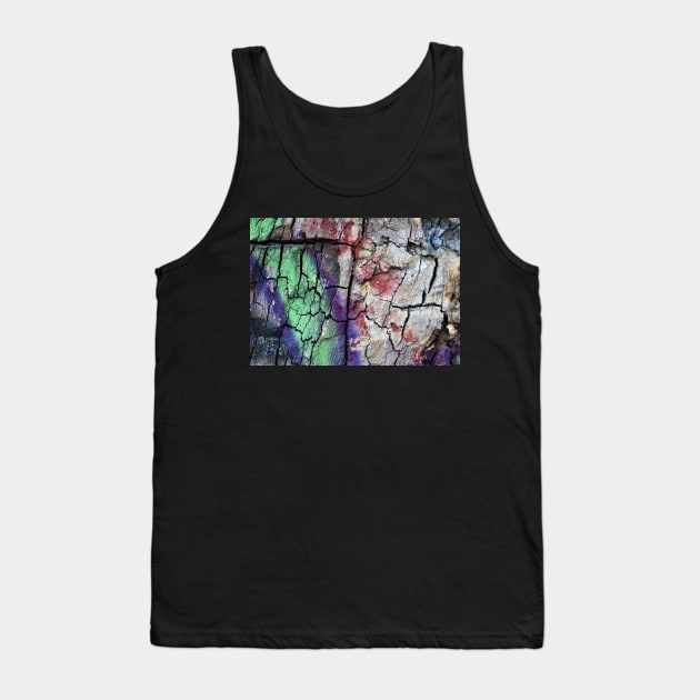 Tagged Bark Art Texture Tank Top by 1Redbublppasswo